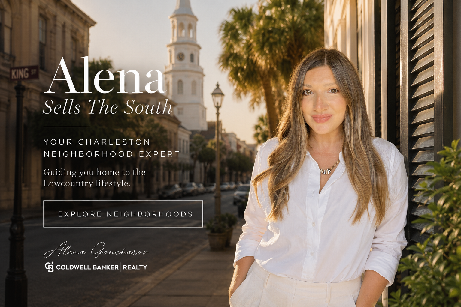 Alena Goncharov — your Charleston neighborhood expert, on King Street