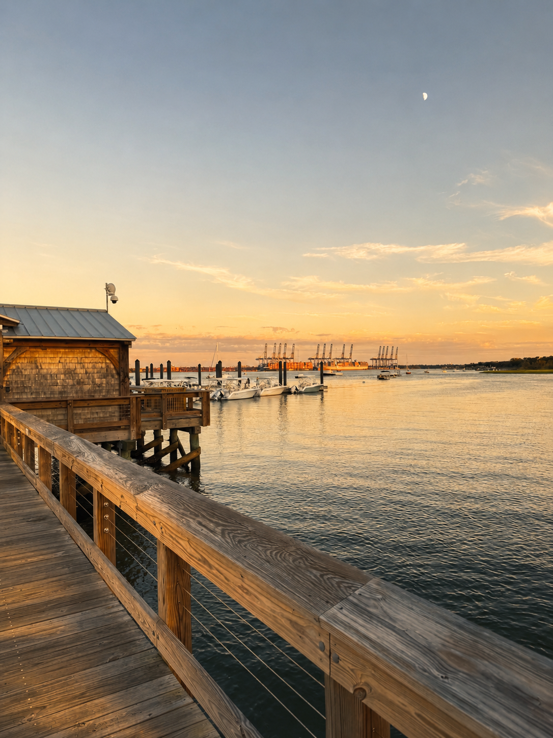 Luxury home exterior in a master-planned community on Daniel Island near Charleston